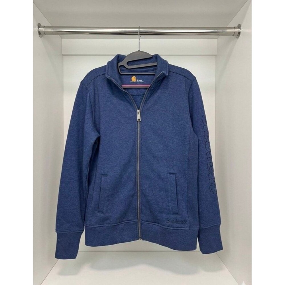Carhartt Women's Medium (M) Full-Zip Fleece Jacket - Navy Blue